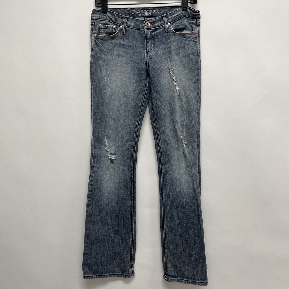 Plastic by Gly Women's‎ Juniors Pants Jeans Blue Size 7